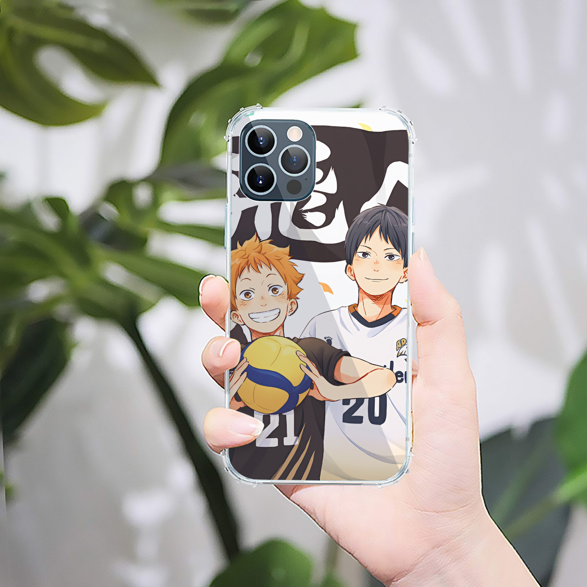（画像用） ハイキュー!! Haikyu!! 【iPhone 12シリーズ対応】透明スマホケース（クリアソフトケース）